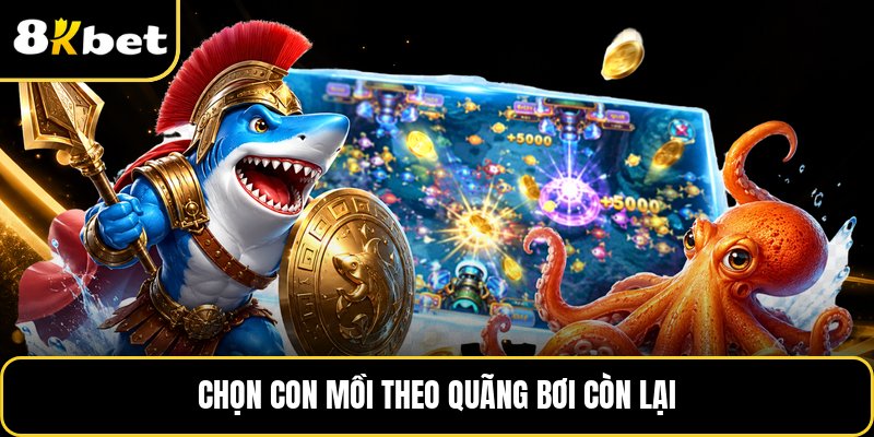 Chọn con mồi theo quãng bơi còn lại